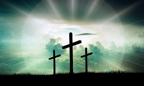 Easter Time New Beginnings - cross