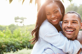 Why it's important to be happy - couple being very happy together