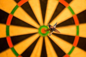 What is Goal Planning? Bullseye on dartboard